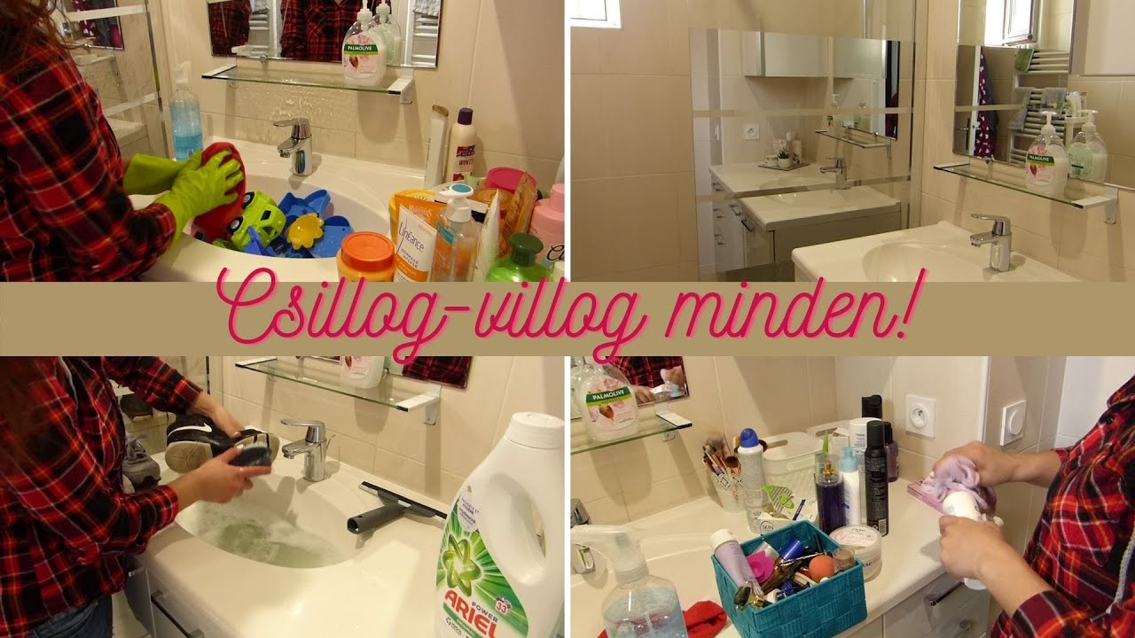 Fürdőszoba takarítás és egy kis rendszerezés