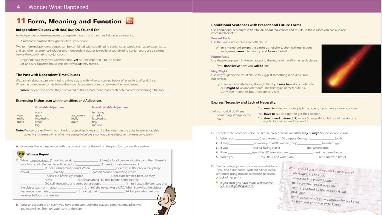 شرح إنجليزي أول ثانوي mega goal 1.3 - الوحدة الثانية -الفصل الدراسي الثالث، Form , meaning ,Function