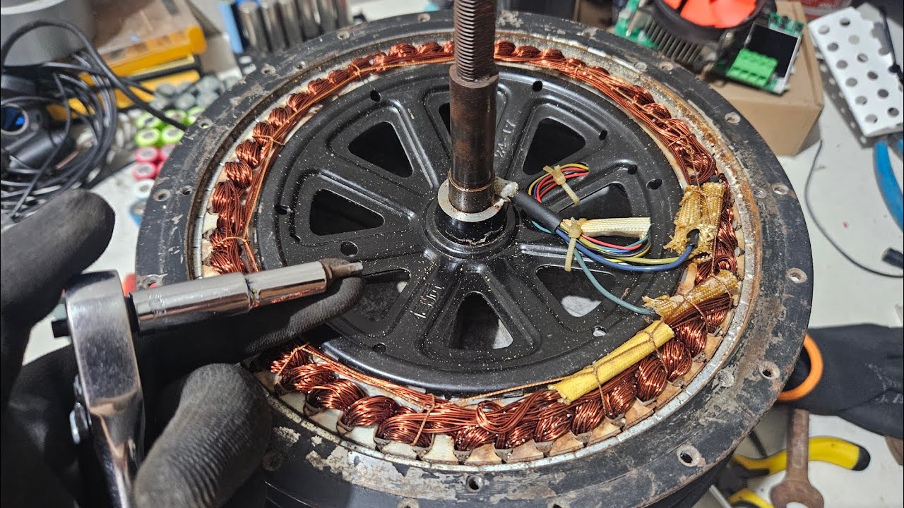 Reforma motor bicicleta elétrica - Manutenção motor bicicleta elétrica