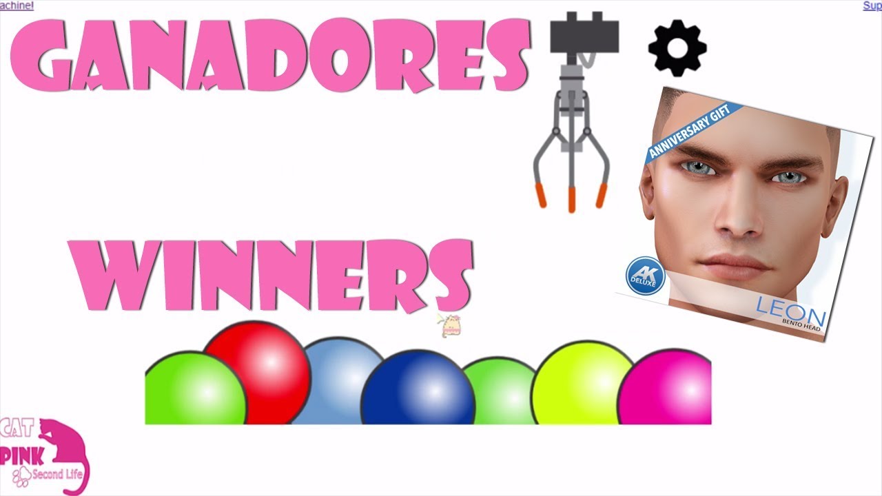 giveaway image GANADORES SORTEO AK | WINNERS | SECOND LIFE