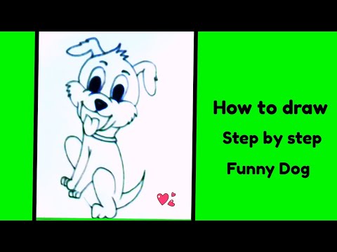 how-to-draw-a-dog-|-funny-dog-|-cartoon-characters