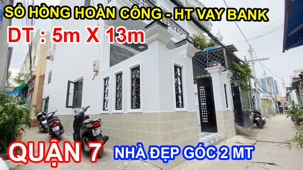 homestay quận 7 2022 NHÀ QUẬN 7 GÓC 2 MẶT TIỀN TUYỆT ĐẸP - ĐƯỜNG HUỲNH TẤN PHÁT SHR VAY BANK - BẤT ĐỘNG SẢN NHÀ BÈ