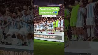 Argentina the new fifa world champions #groundedpromotions #fifaworldcup #fifaworldcup2022 #shorts