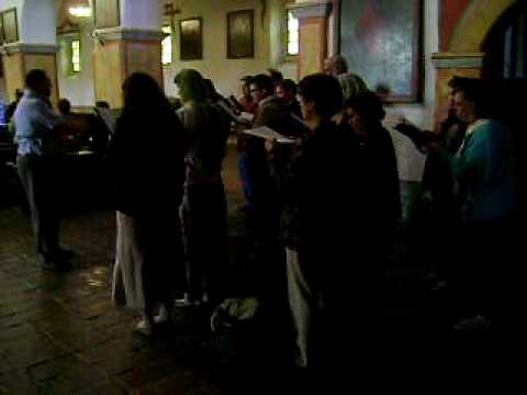 Jesu Rex Admirabilis by Palestrina - Gregorian Chant Workshop at San Juan Bautista, April 25th, 2009