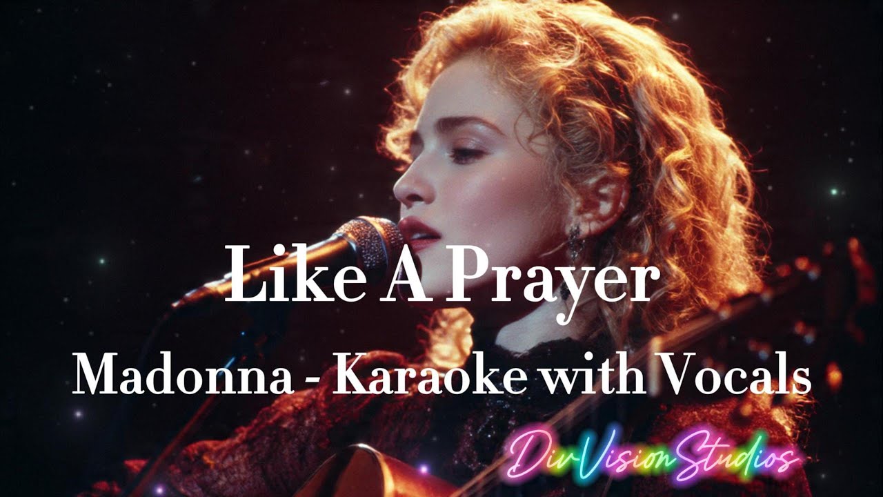 Like A Prayer - Madonna | Karaoke with Backing Vocals - YouTube