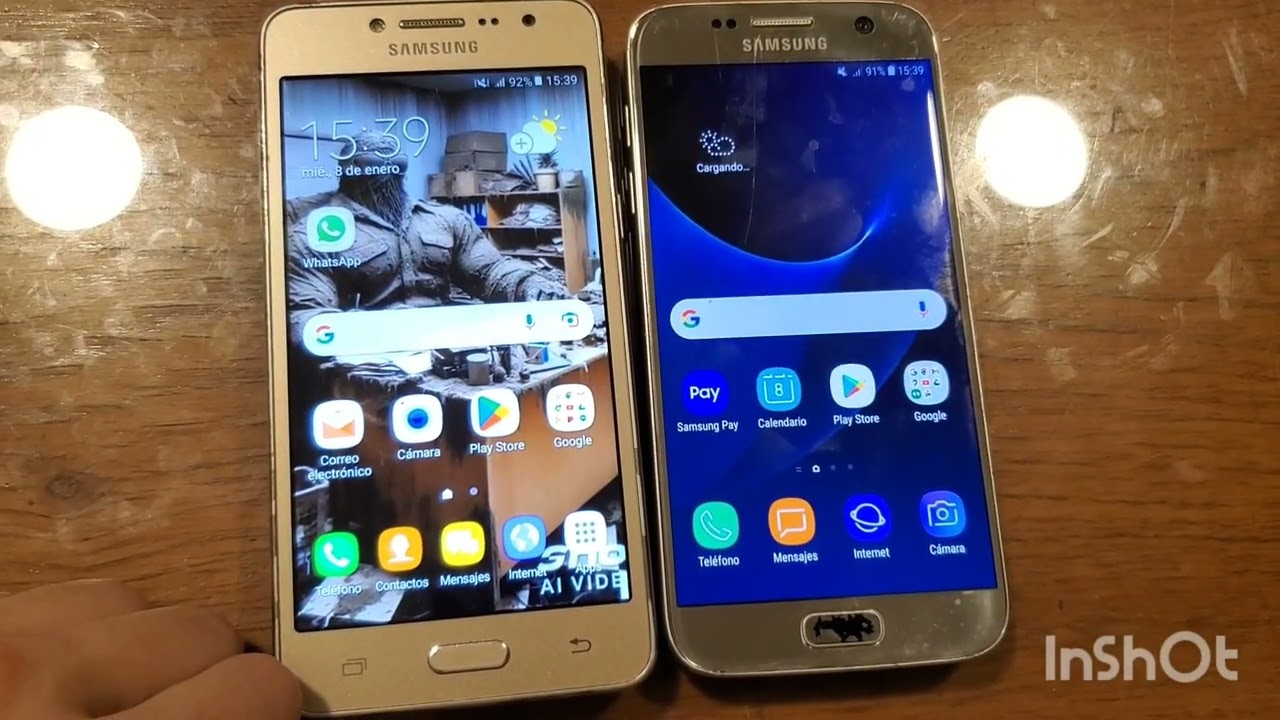 Samsung Galaxy S7 VS Galaxy J2 Prime COMPARATIVA 2025
