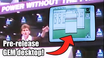 Atari ST Launch & First Public Demo - Winter CES 1985