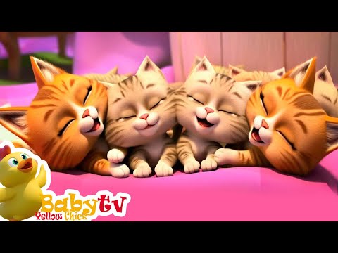 One Little Cat Two Little Cats Nursery Rhymes Kids Songs BabyTVYellowChick 