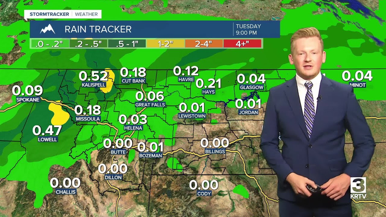 Wet start to the week before sunshine and cooler weather return - YouTube