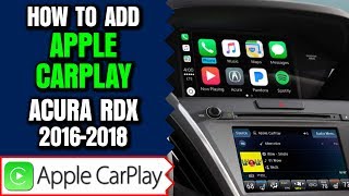 Acura RDX Apple CarPlay  Add Apple CarPlay Android Auto to Acura RDX 20162018 HDMI Input / NavTool