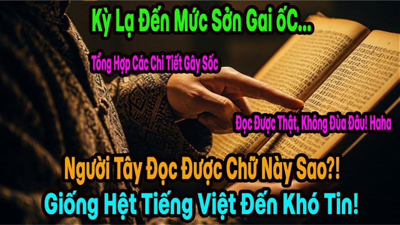 Sự Tương Đồng Kỳ Lạ Giữa Tiếng Việt Và Hebrew Gây Sốc. Phải Chăng Hai Dân Tộc Có Chung Nguồn Cội?