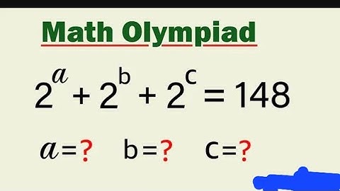 Germany | Can you solve this?| A nice math olympiad problem (a,b,c)=?