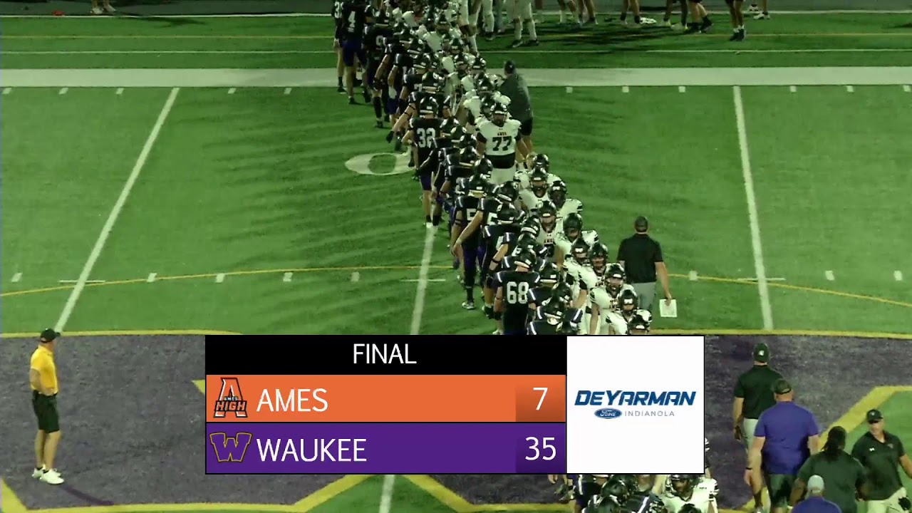 Watch live Ames vs Waukee Iowa high school football