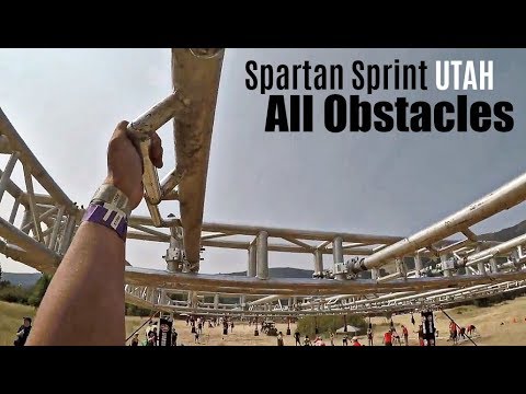 Spartan Race Sprint Utah - ALL OBSTACLES (2018)
