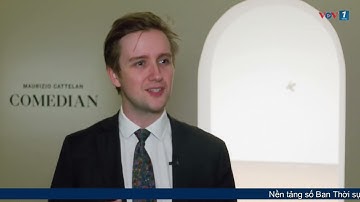 Tác phẩm nghệ thuật độc đáo “quả chuối dán tường” được định giá tới 1,5 triệu USD