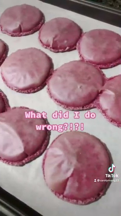 Failed Macarons