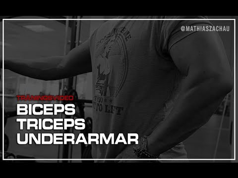 Biceps, triceps, underarmar med Mathias Zachau [Träningsmotivation]