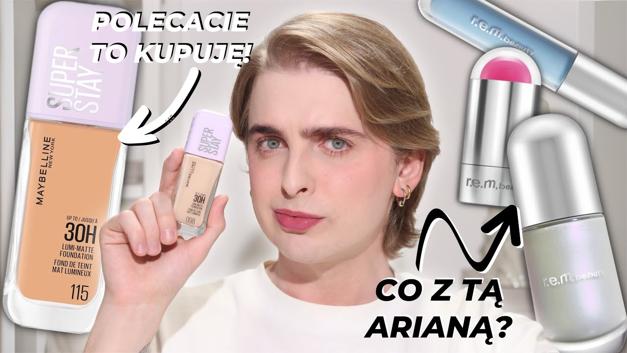 Polecaliście, więc kupiłem podkład Super Stay Lumi-Matte od Maybelline! + nowości od Rem Beauty 👽