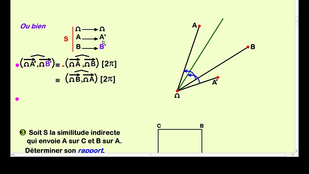 Similitudes Indirectes - Ex 1