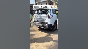 Arun panwar bhai Scorpio N build quality🔥#automobile #mahindra #car #scorpio #scorpion #ytubeshorts