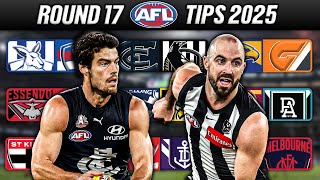 AFL Round 17 | Tips &amp; Predictions 2025