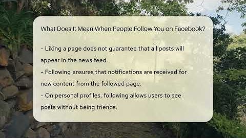 What Does It Mean When People Follow You on Facebook? - Everyday-Networking