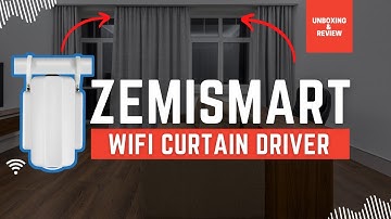How to automate opening & closing curtains using the Zemismart Wifi Curtain Driver - Review