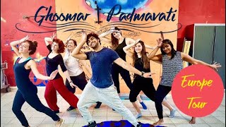 Ghoomar | Padmavati | Dance Choreography | Mohit Mathur | Bollywood Workshop | Europe Tour