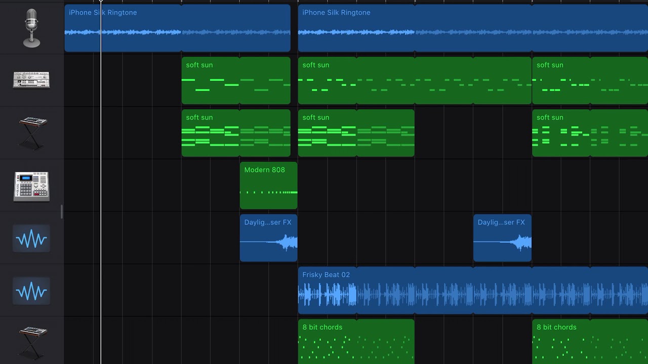 Apple silk ringtone GarageBand remix