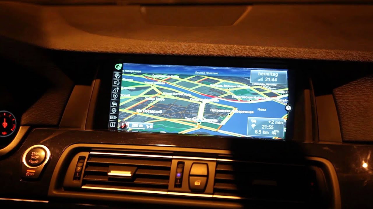 Дорожная информация (пробки) RTTI в BMW F10 через Bluetooth. YouTube