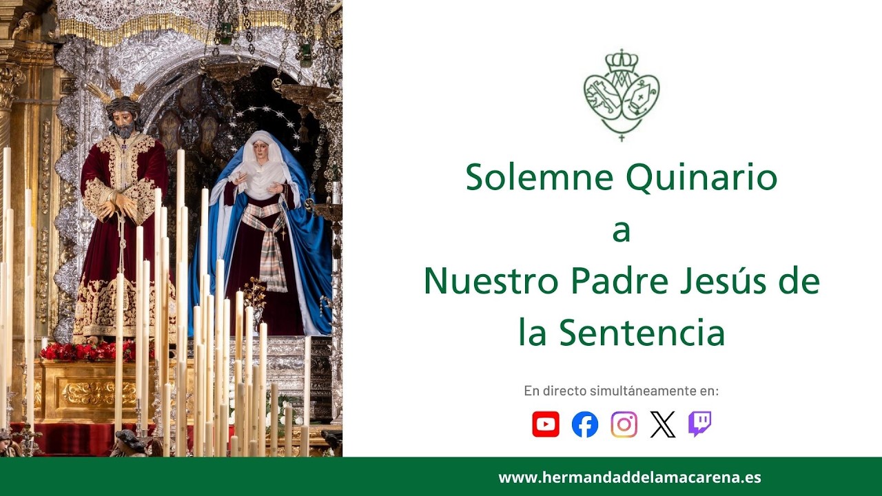 DÍA 3 | Solemne Quinario en honor a Nuestro Padre Jesús de la Sentencia
