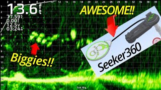 Fall Crappie with LiveScope and JIGS!!  Seeker360 Transducer Mount!!