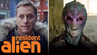 Alan Tudyk Talks Resident Alien, Teases Season 2 | Resident Alien | SYFY