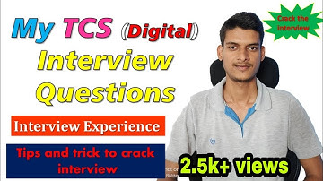 Tcs digital interview questions🔥 | interview experience | tips and tricks to crack interview | tcs