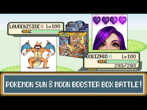 Pokémon Sun and Moon Booster Box Battle with Laurenzside!