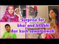 Small surprise for bhai and bhabhi | yaar dua song celebration | ibrahim family |