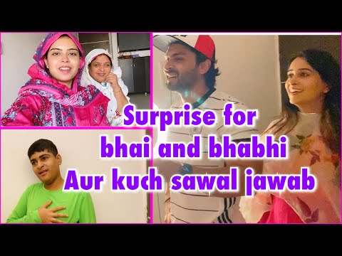 Small surprise for bhai and bhabhi | yaar dua song celebration | ibrahim family |