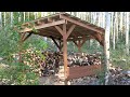 Off grid wood shed  start to finish