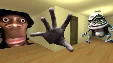 POV HI MY NAME IS AUUGHH HAND NEXTBOT AND CRAZY FROG #garrysmod #yoshiegaming