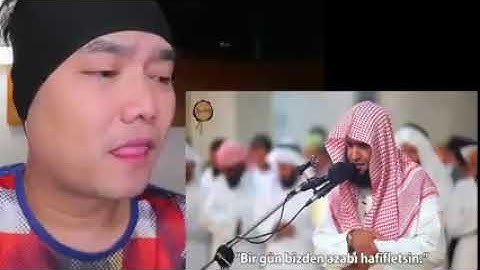 رد فعل الصيني على صوت (شيخ سلمان العتيبي سورة غافر)
