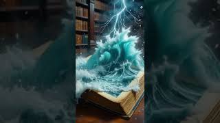 When the Ocean Comes Alive: The Magic Book Awakens #CinematicShorts #FantasyRealism  #OceanMagic