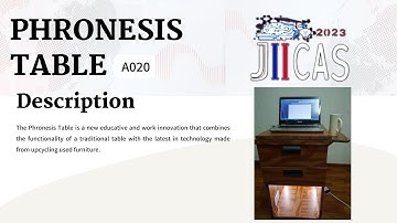 Johor Innovation Invention Competition and Symposium 2023 (JIICaS 2023) A020 - PHRONESIS TABLE💻🐱‍🏍
