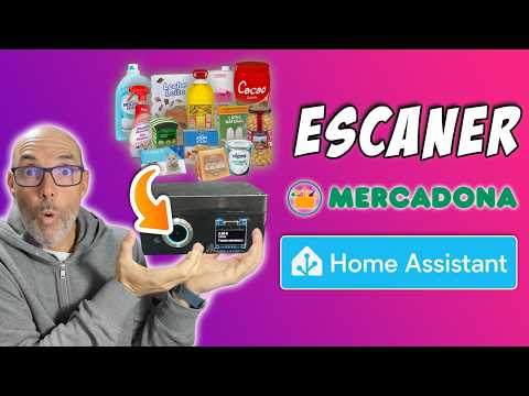 Escáner de código de barras del MERCADONA con HOME ASSISTANT y ESPHome