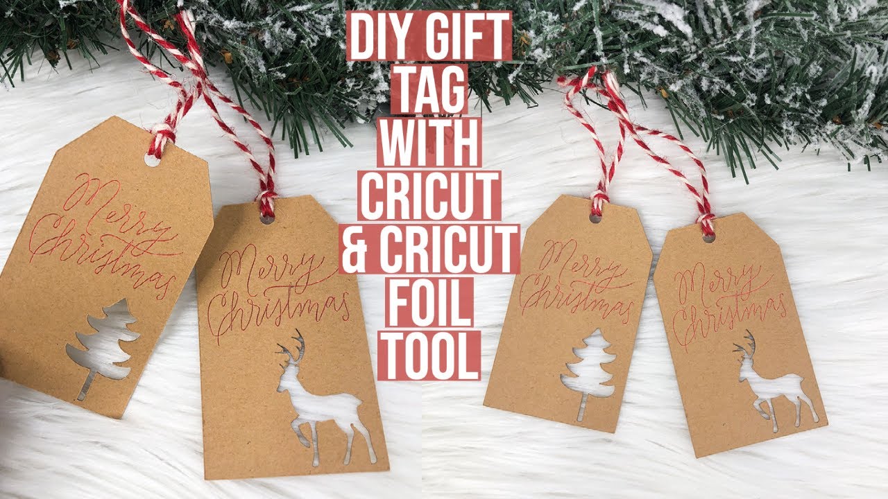 🎄 Christmas Acrylic Gift Tags With Cricut 