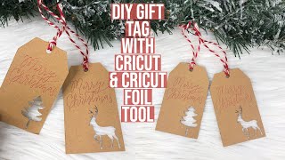 how to make gift tags with the cricut explore air 2 and cricut foil transfer kit