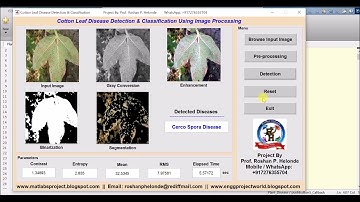 Cotton Leaf Disease Detection Using Image Processing Matlab Source Code