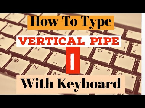 how to type double vertical line symbol using keyboard shortcut in computer
