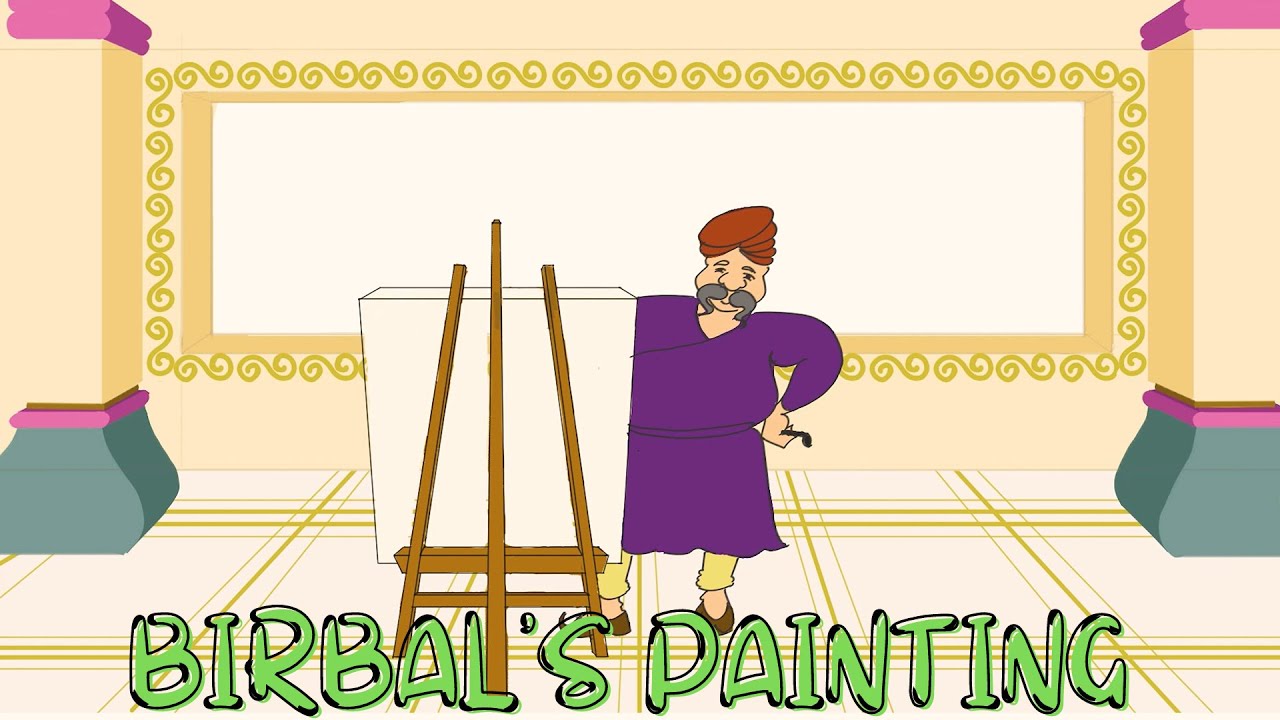 Akbar and Birbal: Birbal's Painting - Animated Story for Kids | CUDENTS | Games | Quizzes | Stories