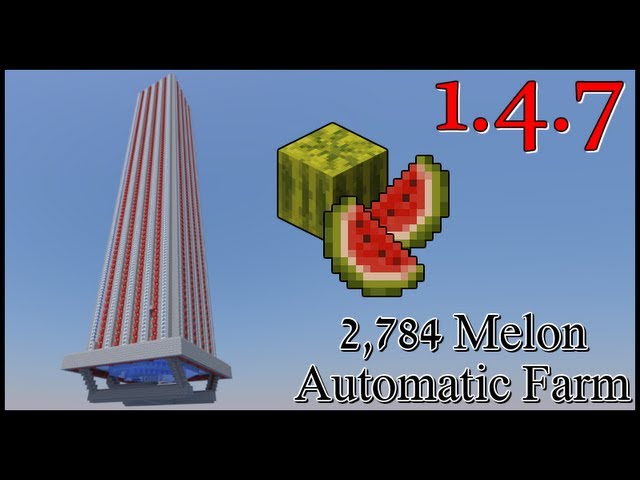 Minecraft Schematics Melon Farm