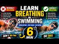 Day24_30 Fix your breathing🏊‍♂️ in 6 minutes  #swimming #breathingtechnique #video #tejendergahlaut 